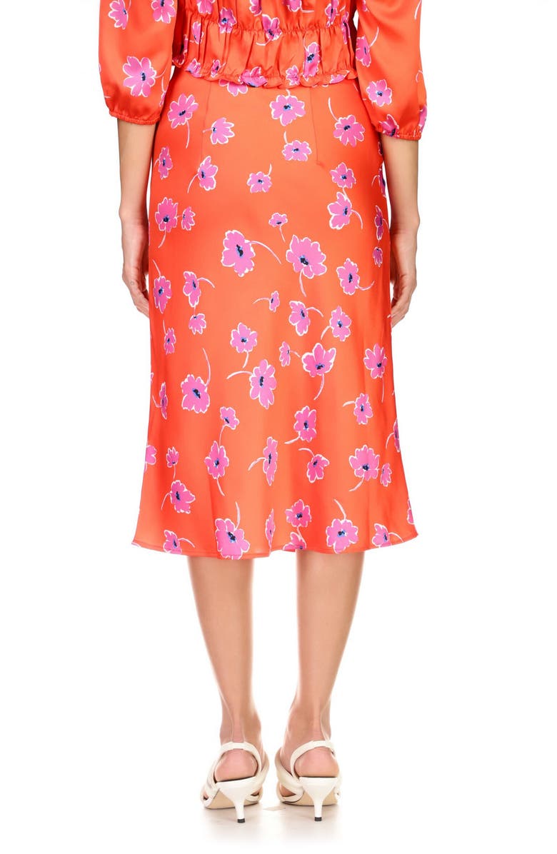 Sanctuary Can't Forget Me Floral Midi Skirt, Alternate, color, 
