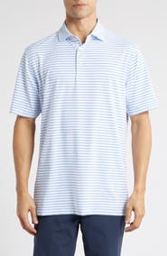 Peter Millar Dunnes Stripe Performance Jersey Polo