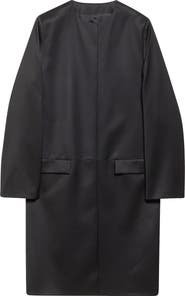 TOTEME Collarless Chintz Coat