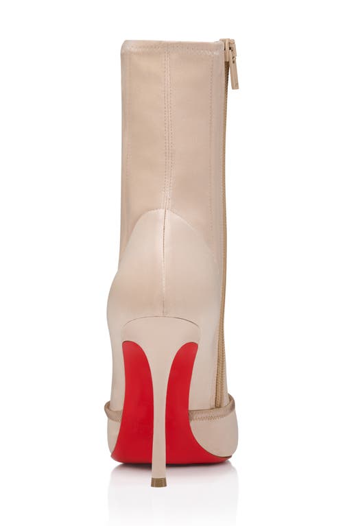 Christian Louboutin Cassia Pavlova Lace-up Bootie In Animal Print