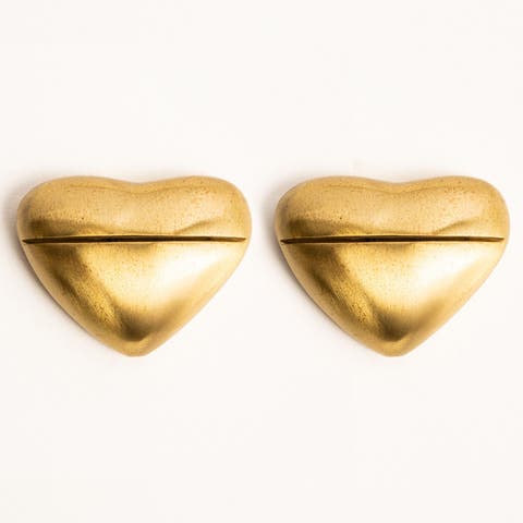 Lotus Brass Card Holder Set Of 2