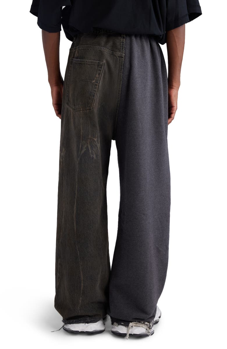 Balenciaga Hybrid Baggy Pants, Alternate, color, 