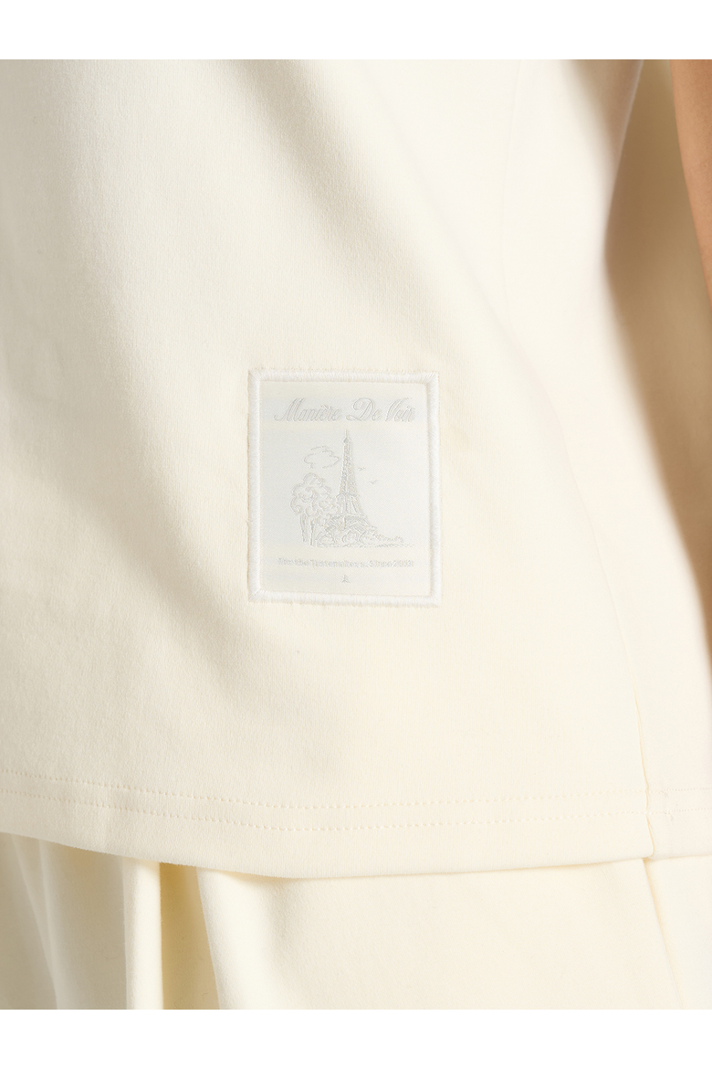 Short Sleeve Cotton T-Shirt, Alternate, color, Pale Yellow