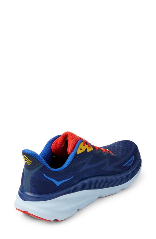 Hoka Clifton 9 Running Shoe In Blue