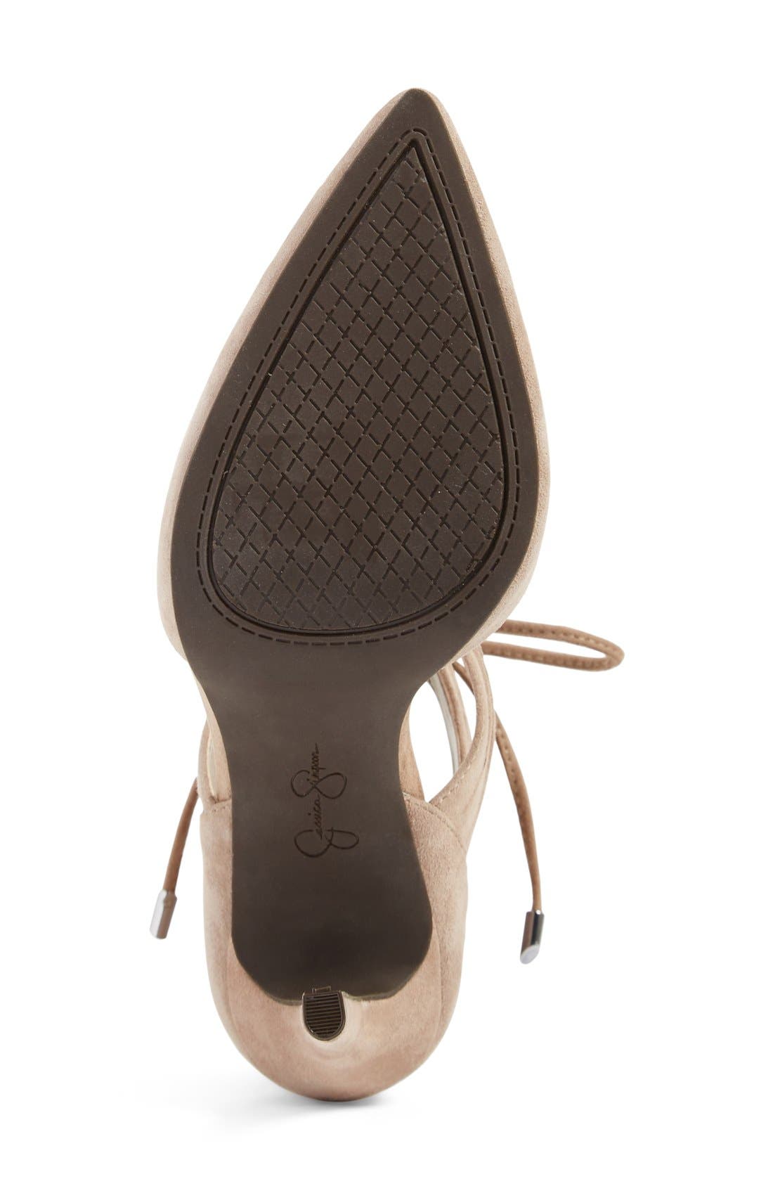 'Caleya' Lace Up Pump, Alternate, color, TOTALLY TAUPE SUEDE