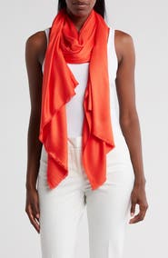 Vince Camuto Oversized Satin Pashmina Wrap