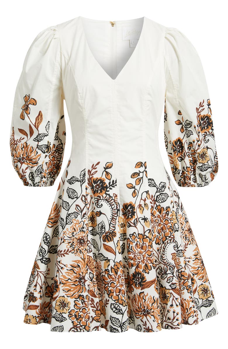 Lilly Pulitzer<sup>®</sup> Ash Puff Shoulder Dress, Alternate, color, Coconut