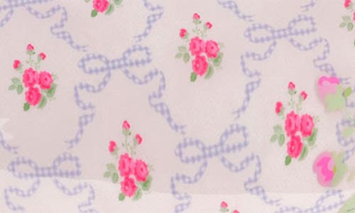 Shop Iscream Kids' Floral Cosmetic Bag Trio In Pink Multi