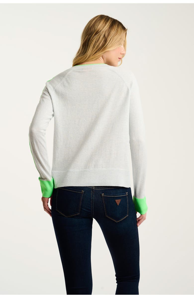 Lisa Todd City Chic Cotton Sweater, Alternate, color, Blue Ice