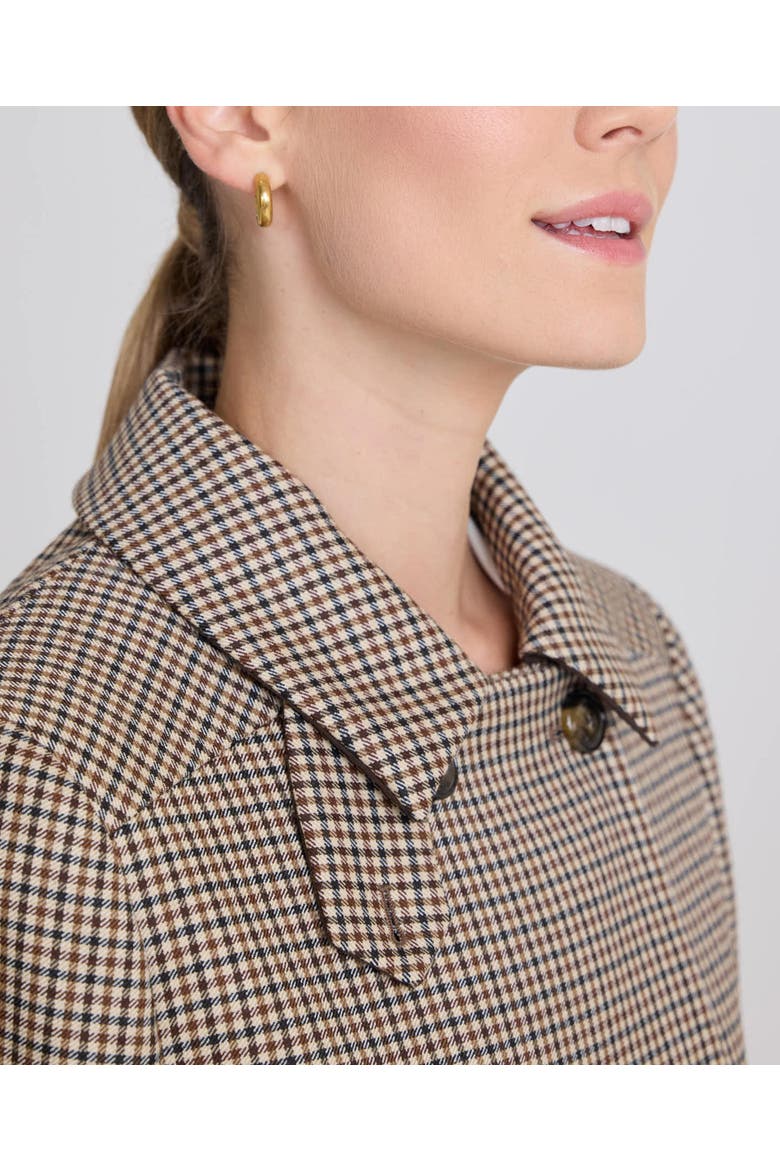 Orwell Check Trench Coat, Alternate, color, Chestnut Check