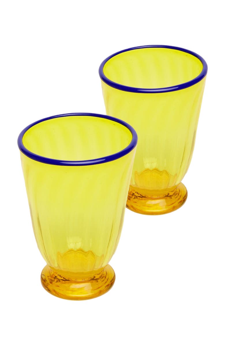 La DoubleJ Rainbow Glasses Set Of 2, Alternate, color, 