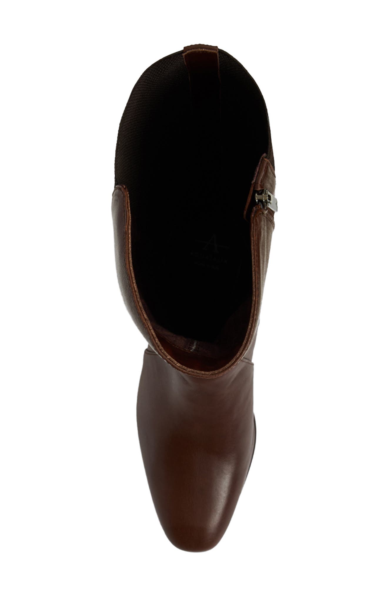 Frisa Weatherproof Knee High Boot, Alternate, color, CHOCOLATE LEATHER