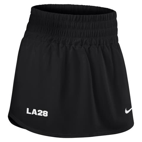Women's Nike Black LA28 Summer Olympics One Dri-FIT Ultra High Rise Skort
