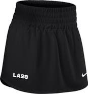 Nike Women's Nike Black LA28 Summer Olympics One Dri-FIT Ultra High Rise Skort