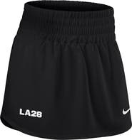 Nike Women's Nike Black LA28 Summer Olympics One Dri-FIT Ultra High Rise Skort