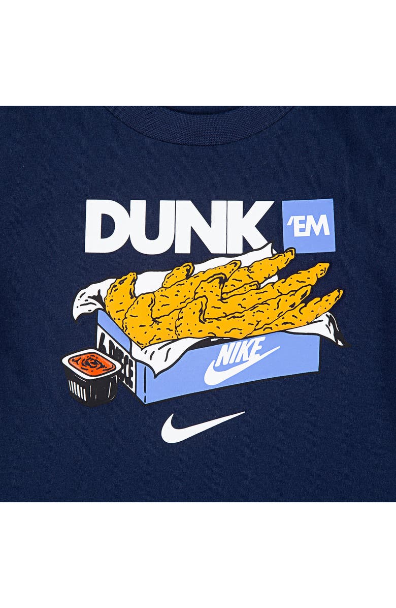 Nike Kids' Dunk 'Em Tenders Graphic T-Shirt, Alternate, color, U90midnigh