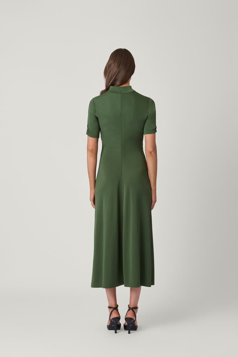 Stretch Jersey Shelly Dress, Alternate, color, Olive
