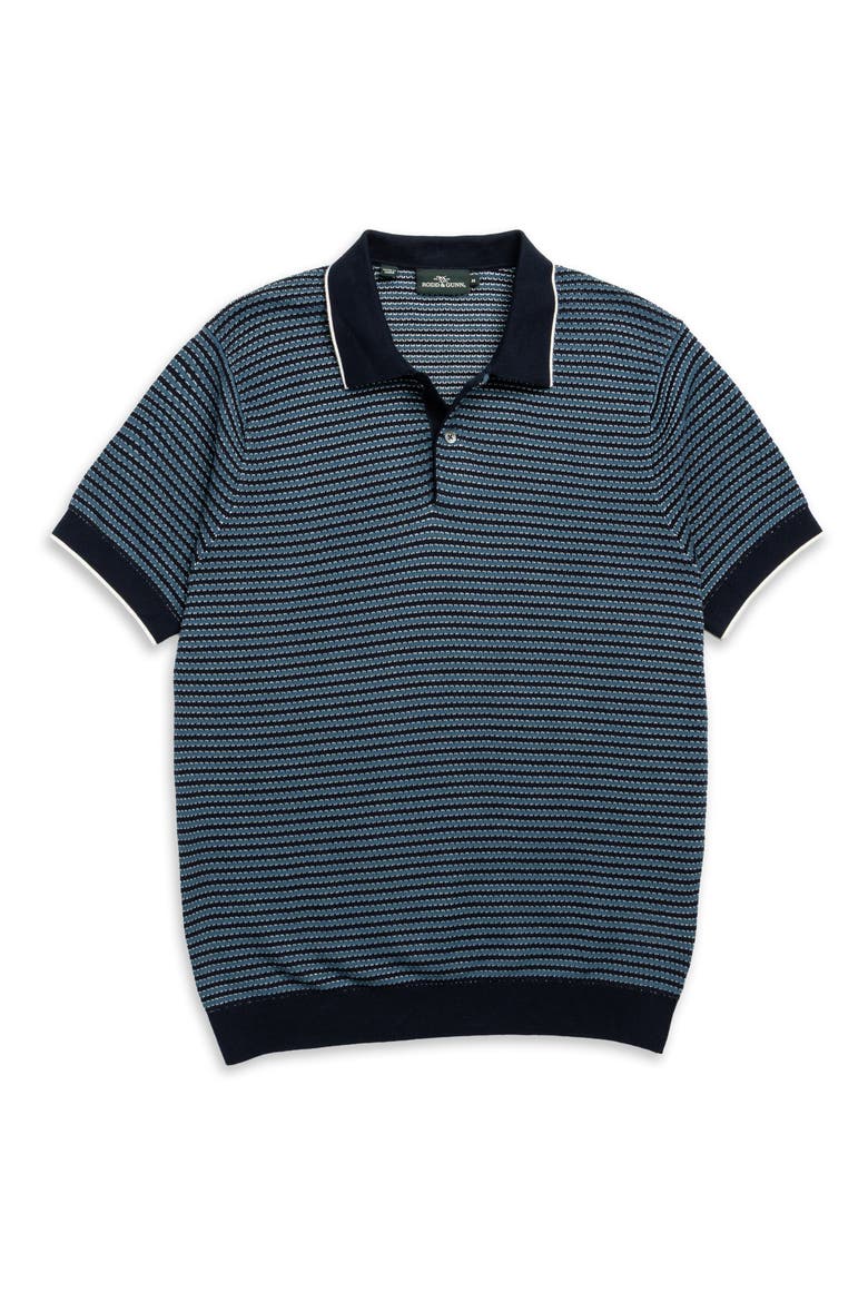 Oyster Island Texture Polo, Alternate, color, TEAL
