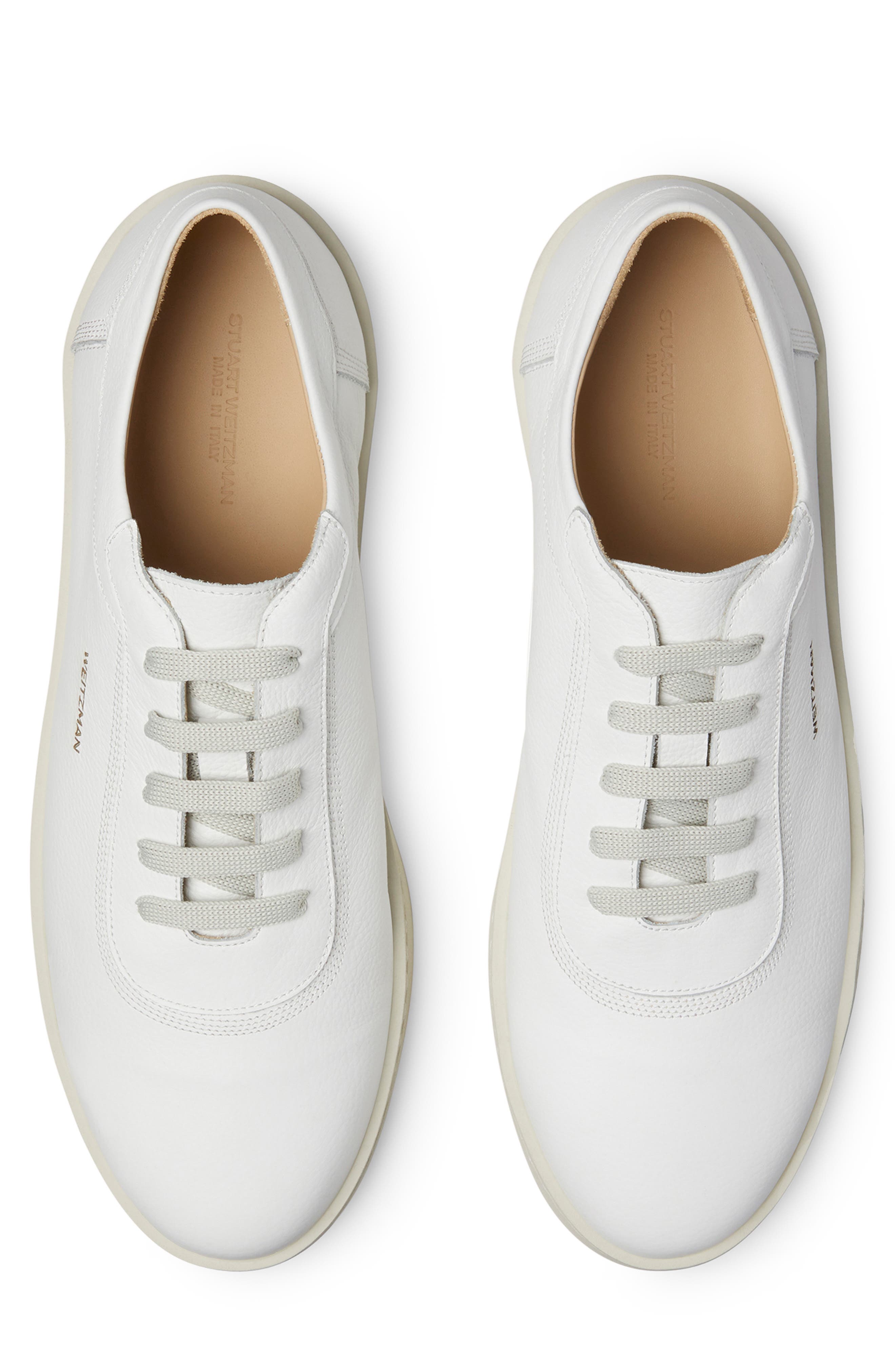 Stuart Weitzman Hamptons Sneaker, Alternate, color, White
