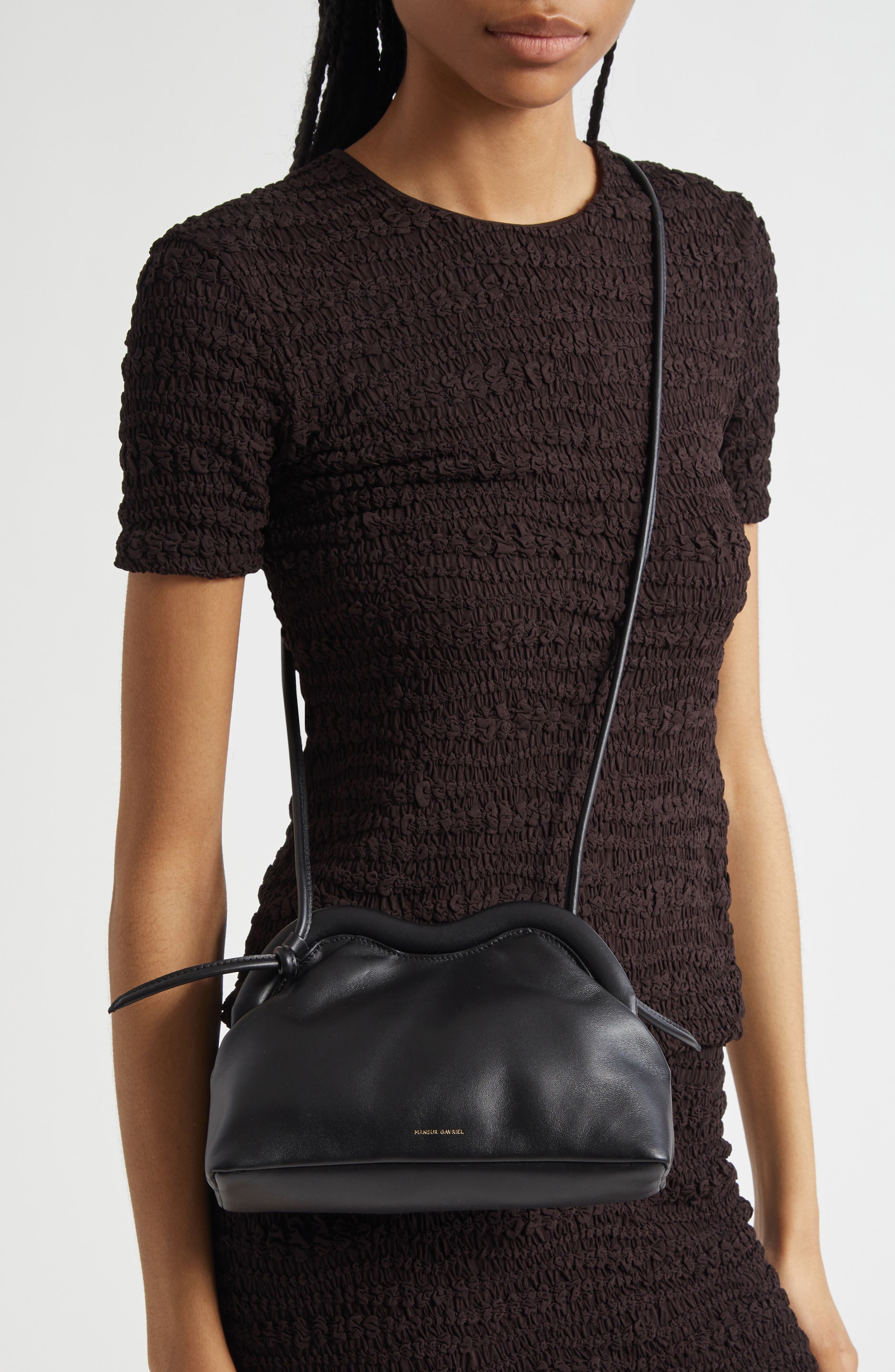 Mansur Gavriel Baci Frame Shoulder Bag, Alternate, color, 