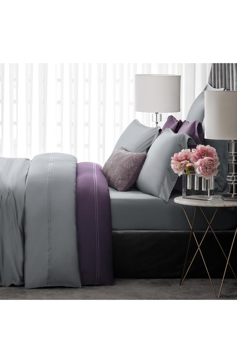 Togas Rhapsody Duvet Cover, Alternate, color, Grey