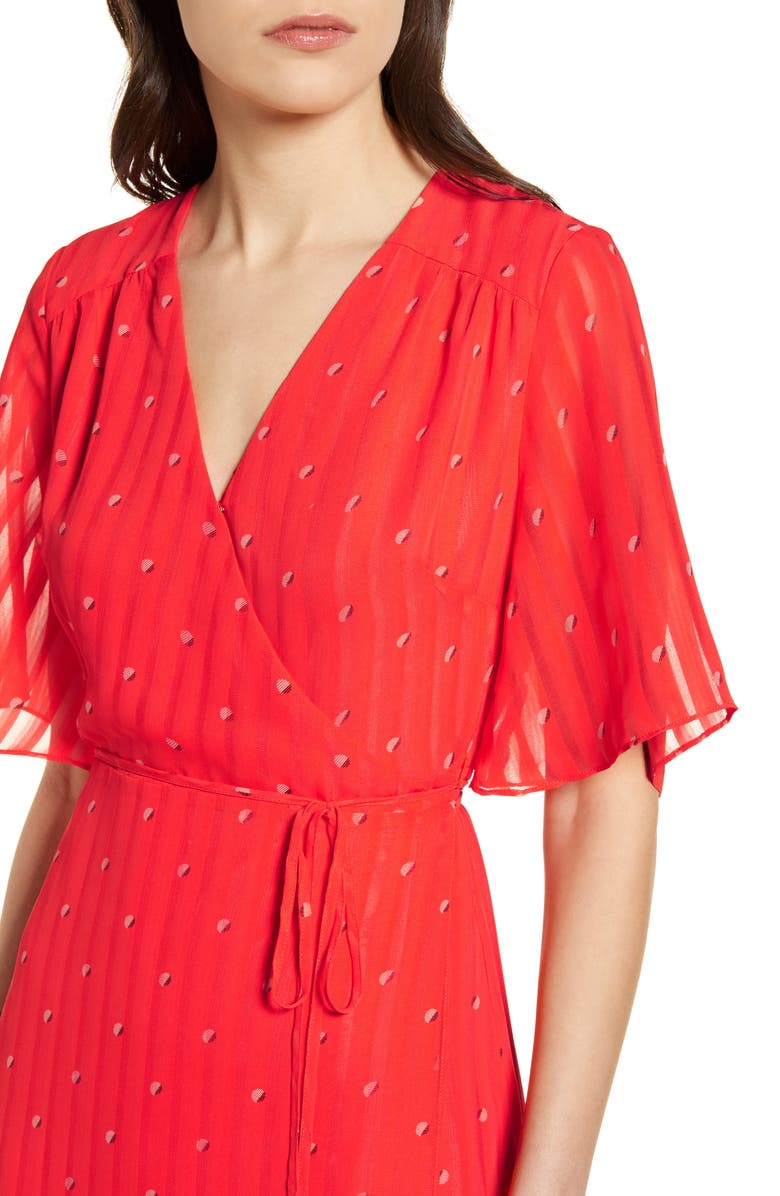 cupcakes and cashmere Muholland Wrap Dress, Alternate, color,