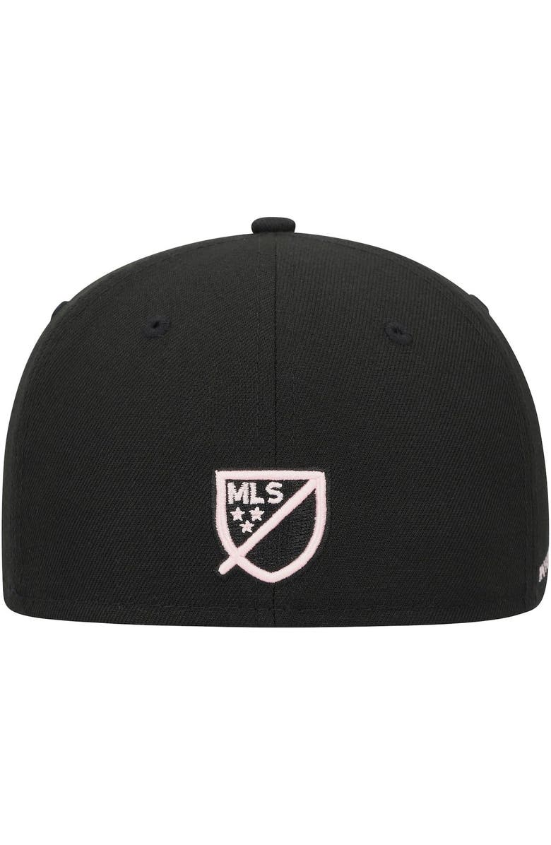 New Era Men's New Era Black Inter Miami CF Kick Off 59FIFTY Fitted Hat, Alternate, color, 