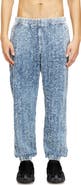 DIESEL® D-Labb-S Prince of Wales Print Bouclé Denim Joggers