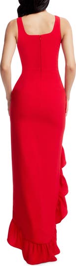 Charlene Ruffle Gown
