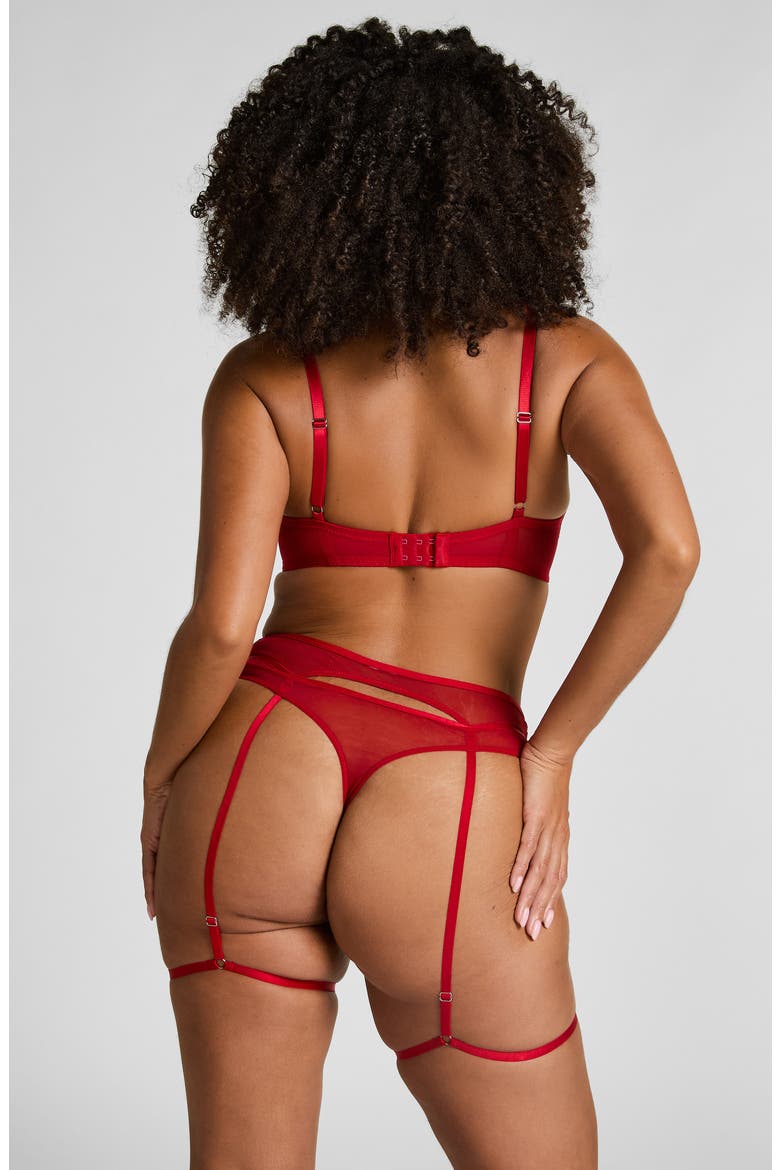 Whitney Padded Underwire Maximizer Bra, Alternate, color, CHILI PEPPER