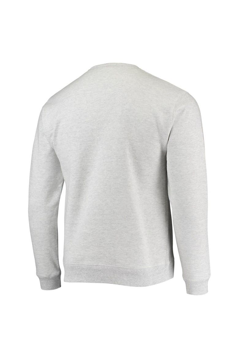 Men's League Collegiate Wear Heathered Gray Virginia Tech Hokies Upperclassman Pocket Pullover Sweatshirt, Alternate, color, Heather Gray