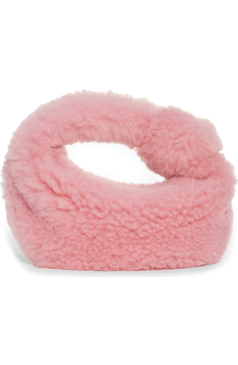 Bottega Veneta Mini Jodie Genuine Shearling Hobo, Main, color,