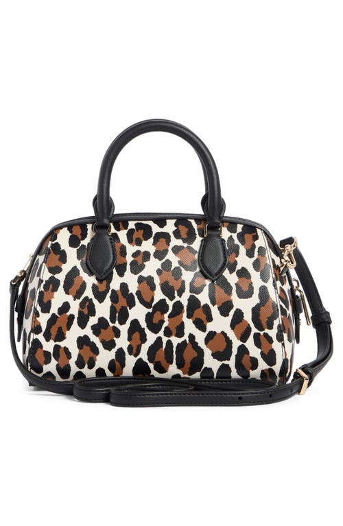 Kate Spade New York Madison Spotted Leopard Small Duffle Crossbody Bag In Multi