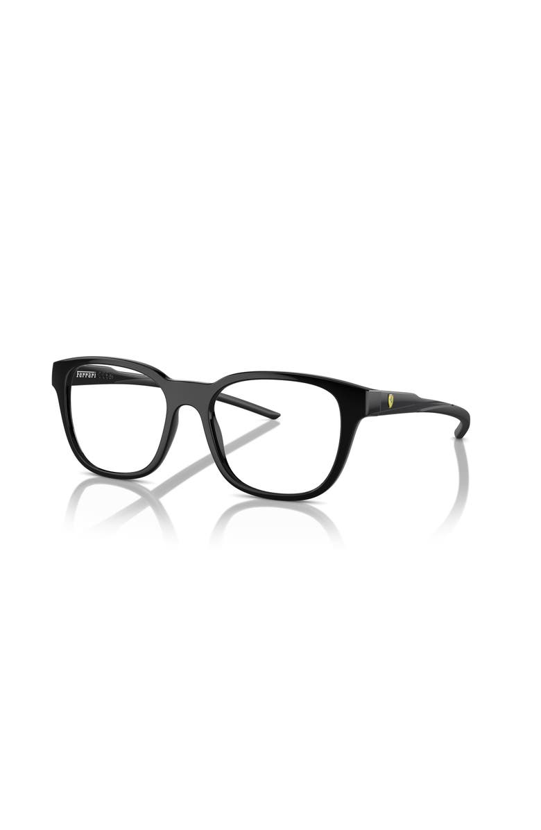 Scuderia Ferrari 53mm Square optical glasses, Main, color, Black