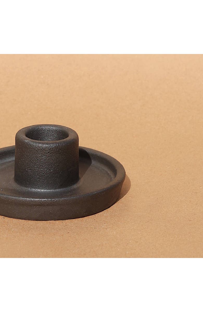 Osmos Studio Whirl Ceramic Candle Holder - Set of 2, Alternate, color, Black