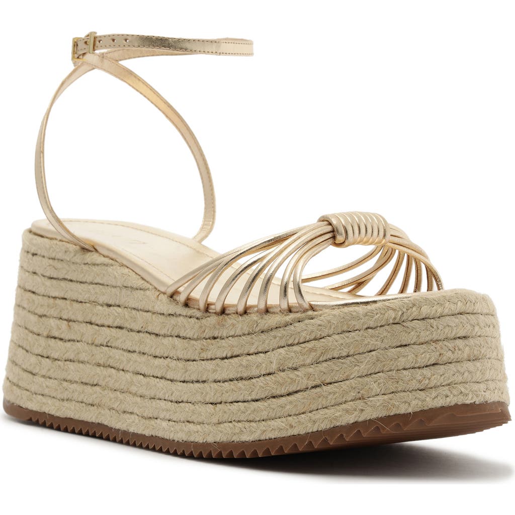 SCHUTZ SCHUTZ LIVIA PLATFORM WEDGE SANDAL