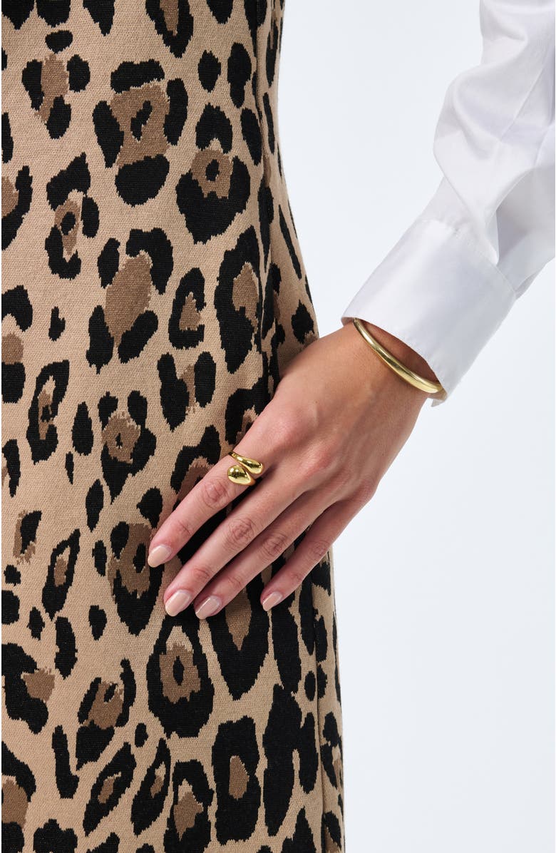 Trina Turk Adapted Leopard Shift Dress, Alternate, color, Multi