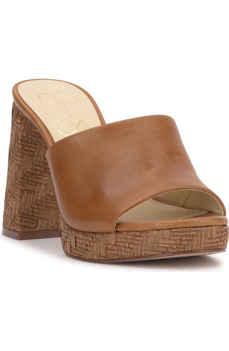 Jessica Simpson Kameena Platform Wedge Sandal, Main, color, Brown Sugar