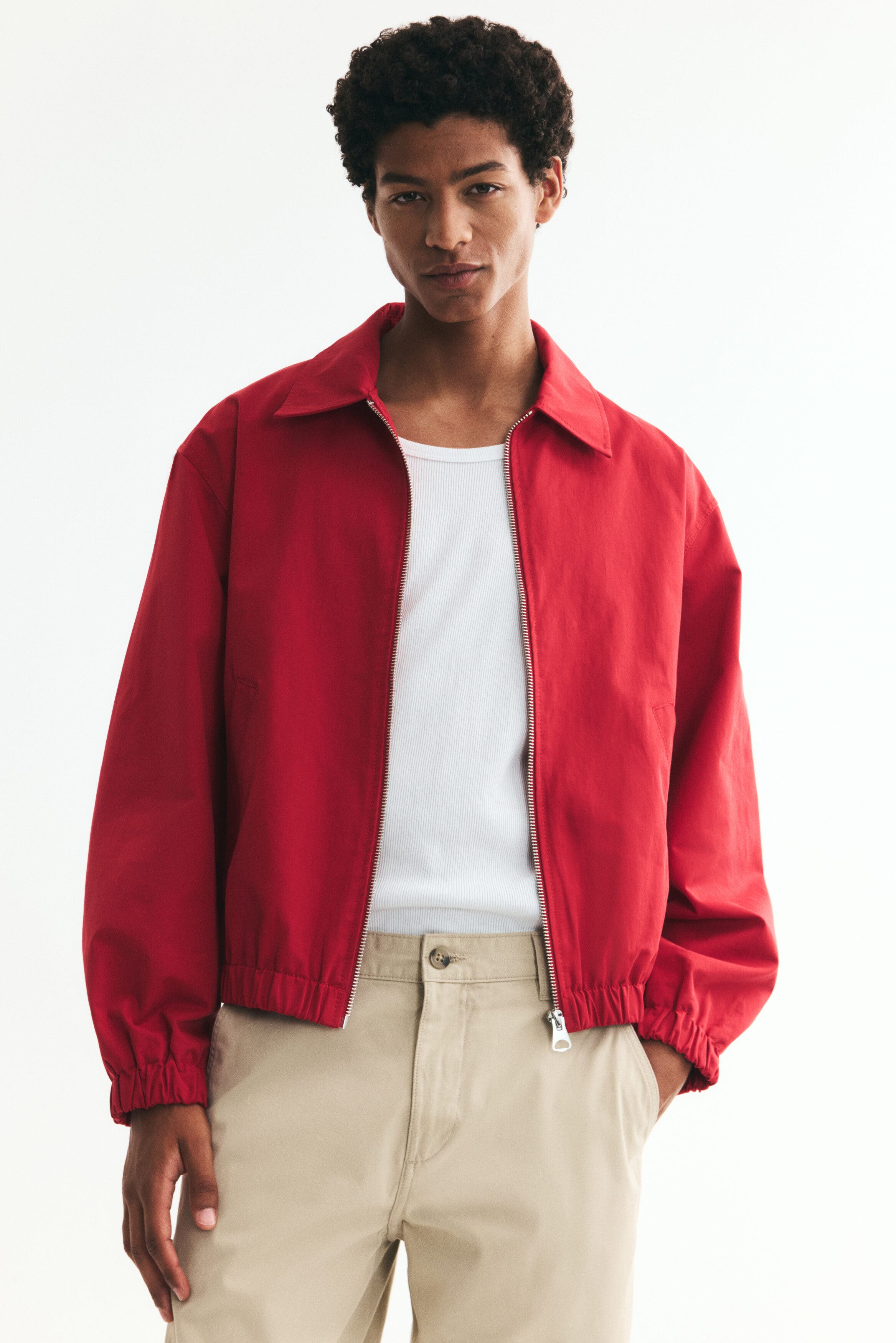 Bright red
