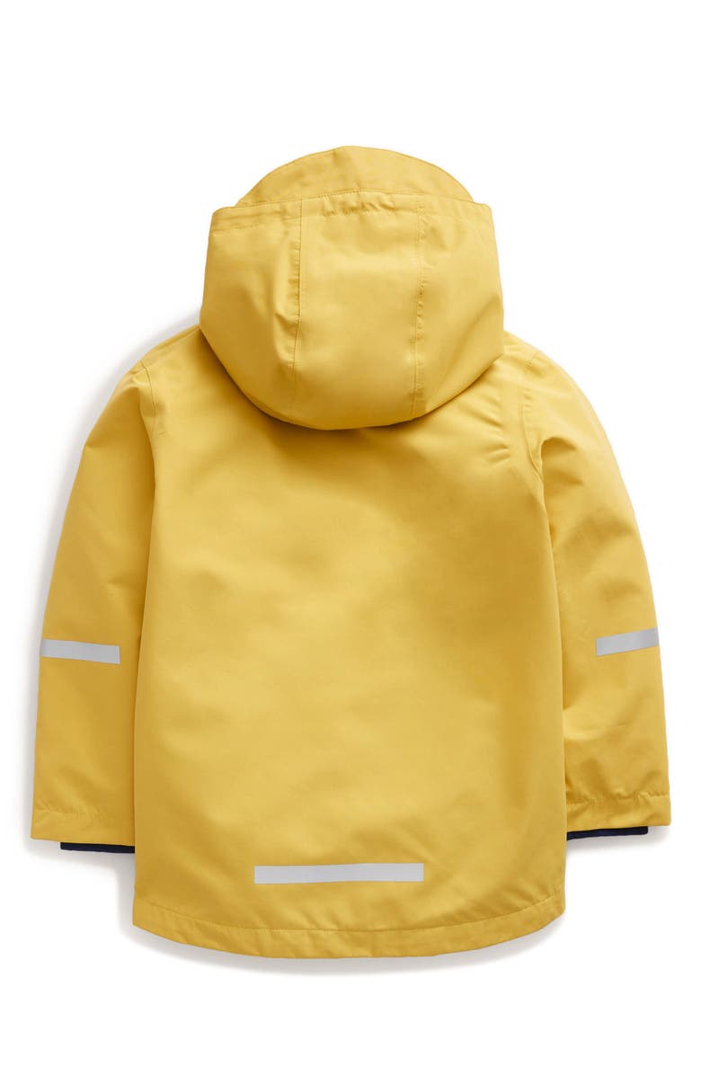 Mini Boden Kids' Waterproof Fisherman's Hooded Rain Jacket, Alternate, color, 