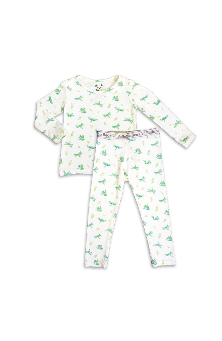 Bellabu Bear Kids' Dragonfly Set of 2 Piece Pajamas, Main, color, Dragonfly