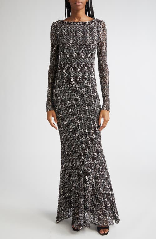 Missoni Long Dress Dresses Multicolor In Black