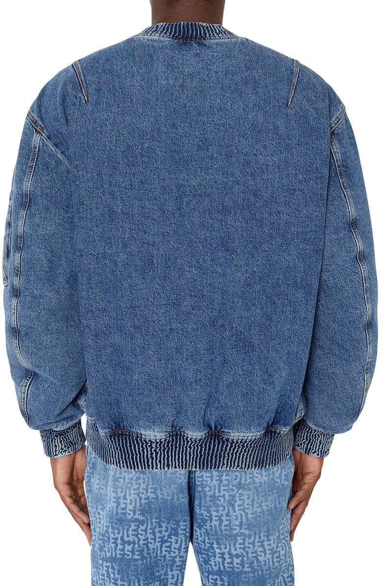 DIESEL<sup>®</sup> Weltik Denim Bomber Jacket, Alternate, color, 