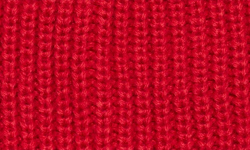 Tommy Hilfiger Shaker Stitch Cuff Beanie In Red