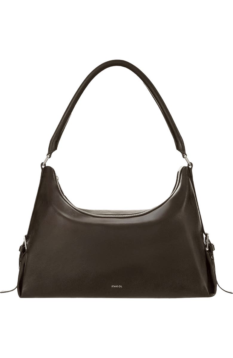Stand Oil Mushy Faux Leather Shoulder Bag, Main, color,