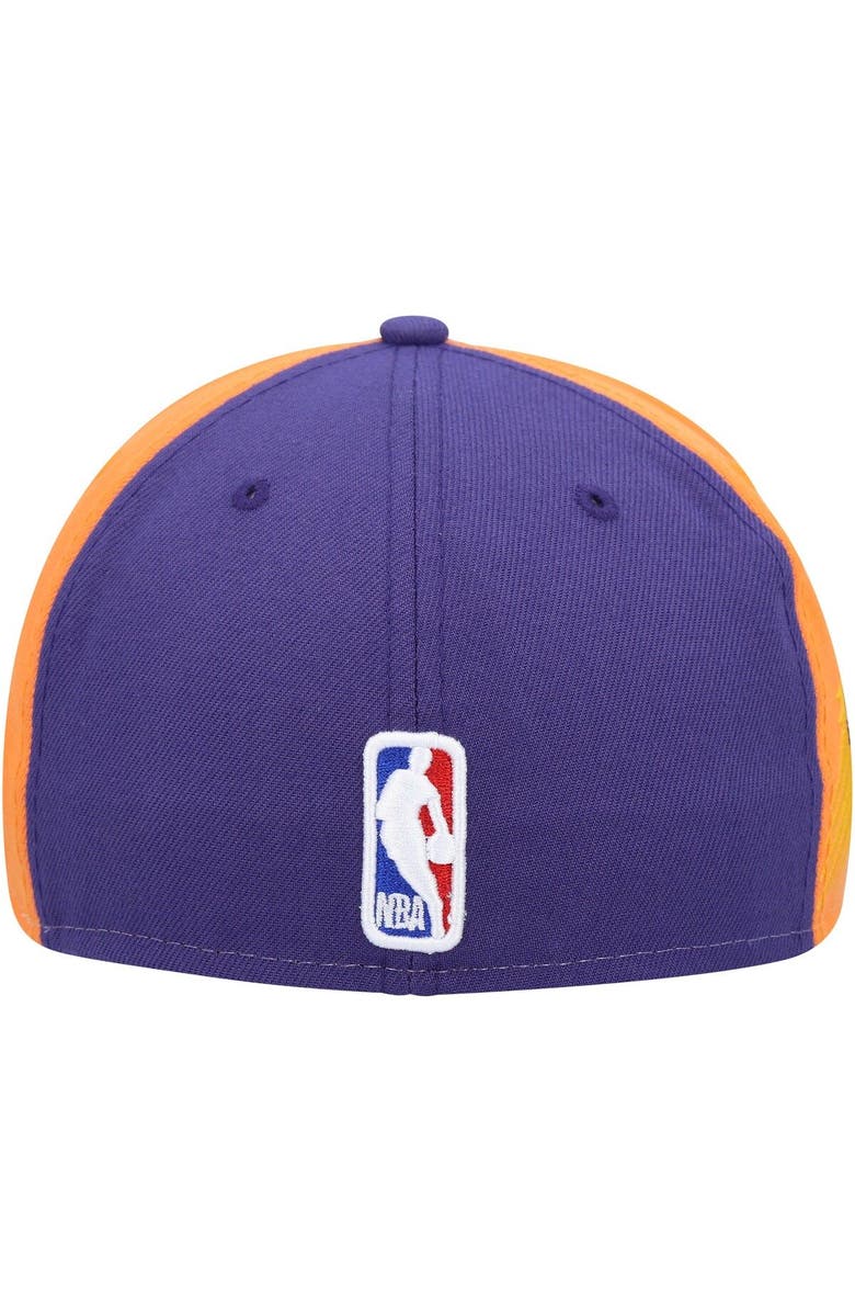 New Era Men's New Era White/Purple Phoenix Suns Back Half 9FIFTY Fitted Hat, Alternate, color, White