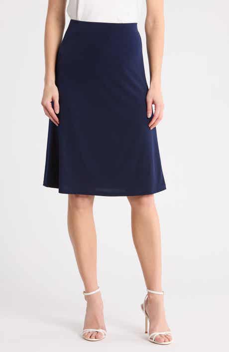 A-Line Knee Length Skirt
