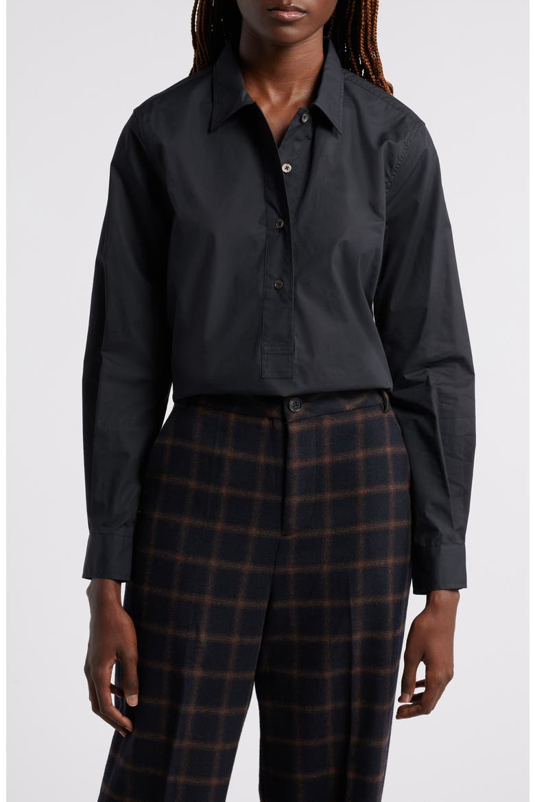 Clark Long Sleeve Top, Main, color, BLACK