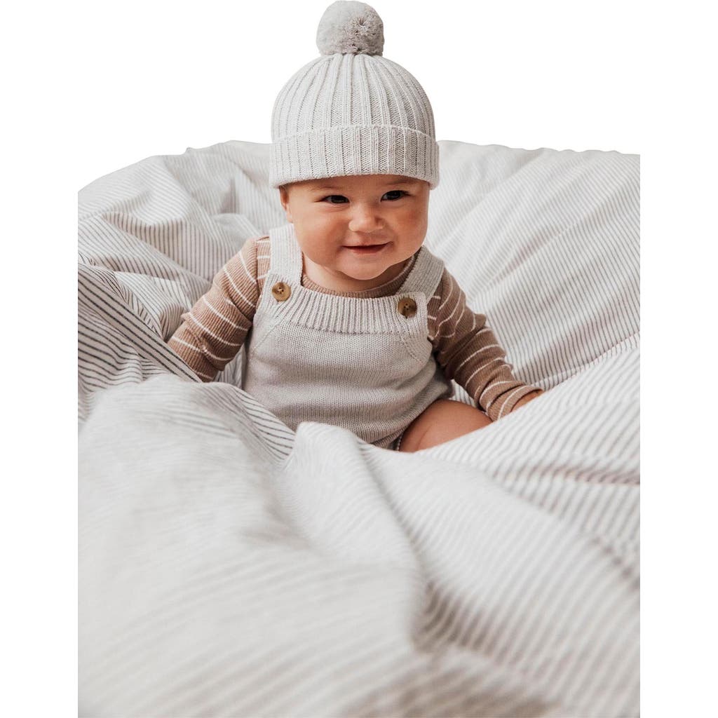 Cotton On Kids Organic Knit Bubbbysuit In Cloud Marle