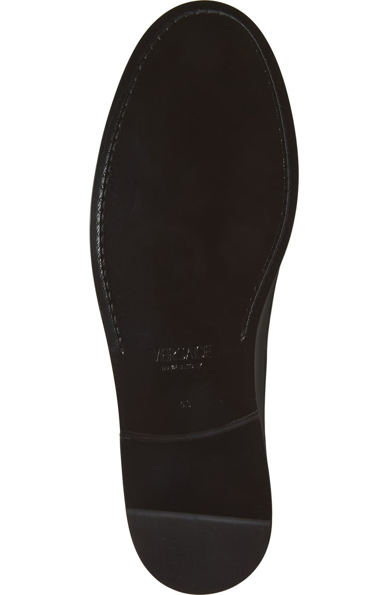 Versace Medusa '95 Studded Loafer, Alternate, color, Black-Palladium